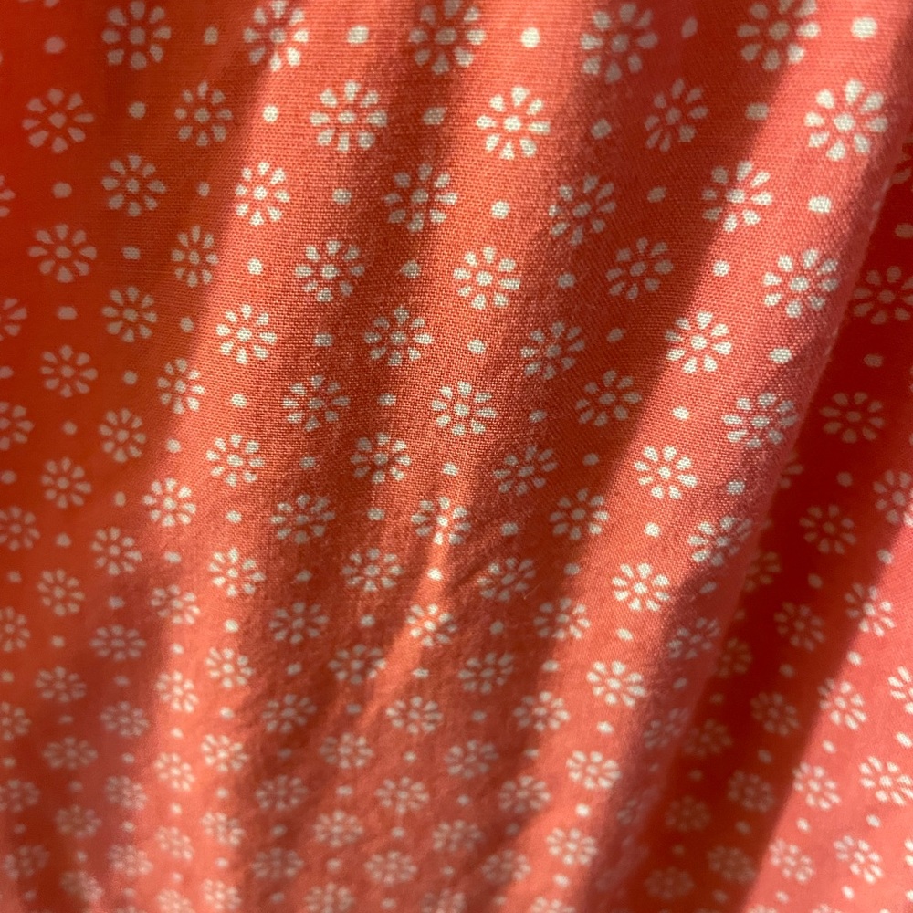 Old Navy Women’s Sleeveless Dress, Size: M, Color: Peach w/Floral Dot Print - Picture 4 of 4